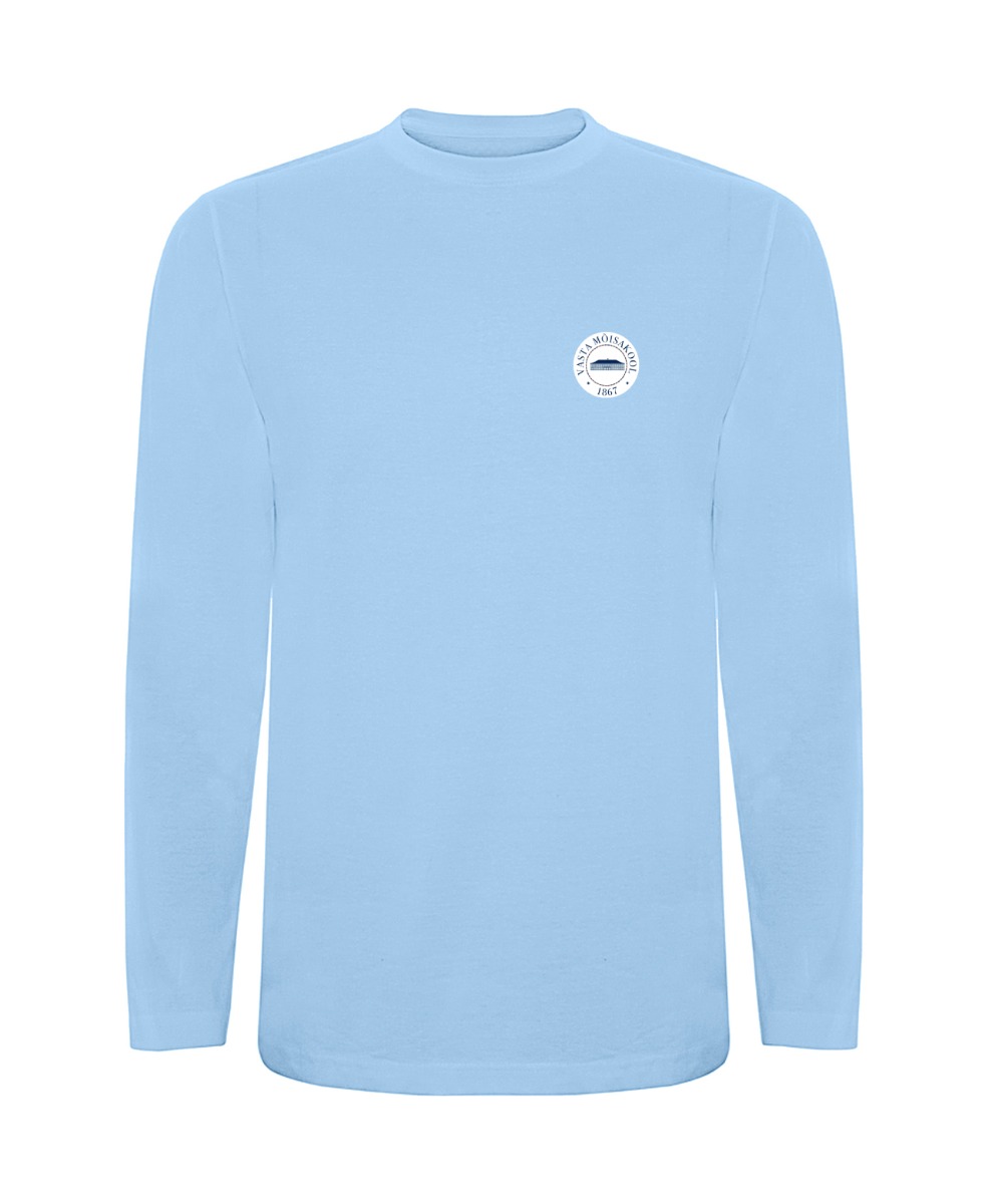 Laste pikkade varrukatega särk, helesinine